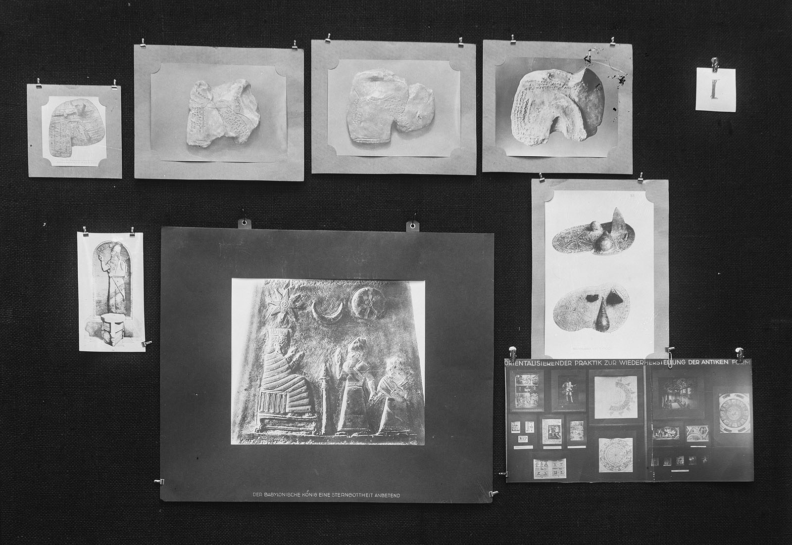 Panel 1 of Aby Warburg’s Mnemosyne Atlas 1929